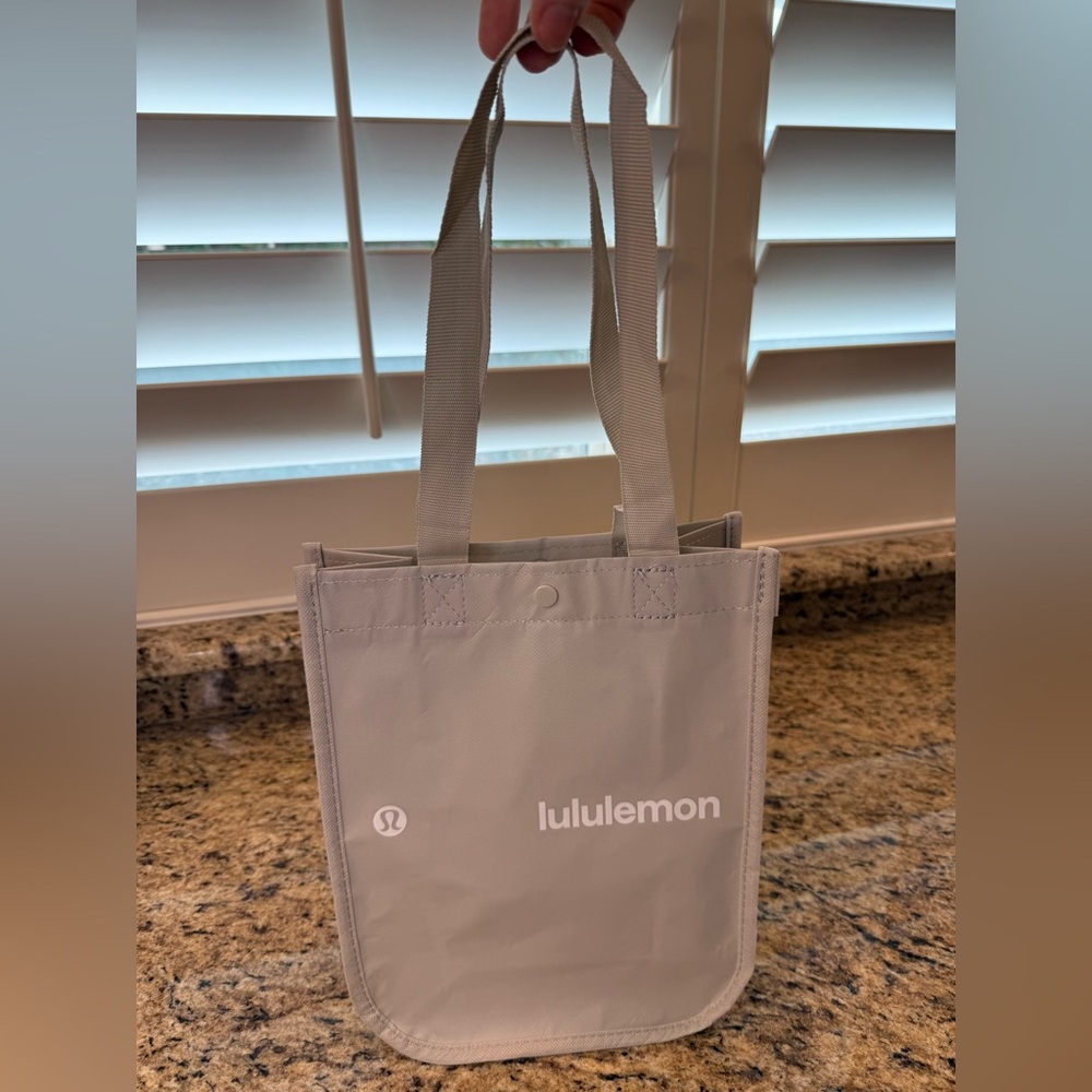 Lululemon Reusable Tote Bag | Small | Light Gray